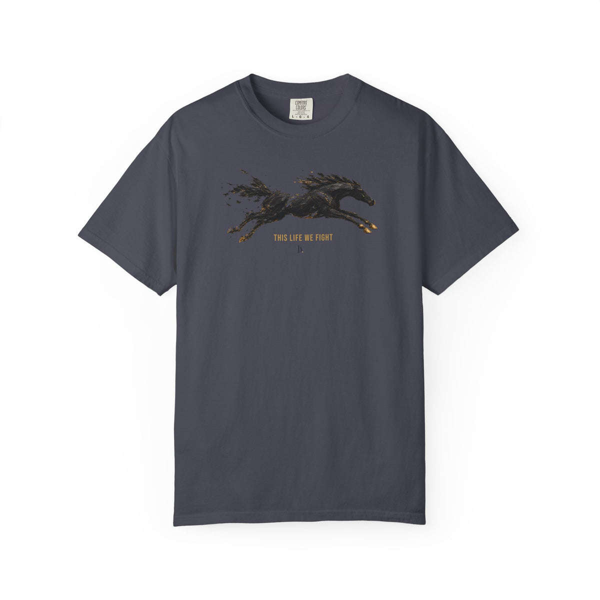 Black Horse T-shirt - Childhood Cancer Special Edition