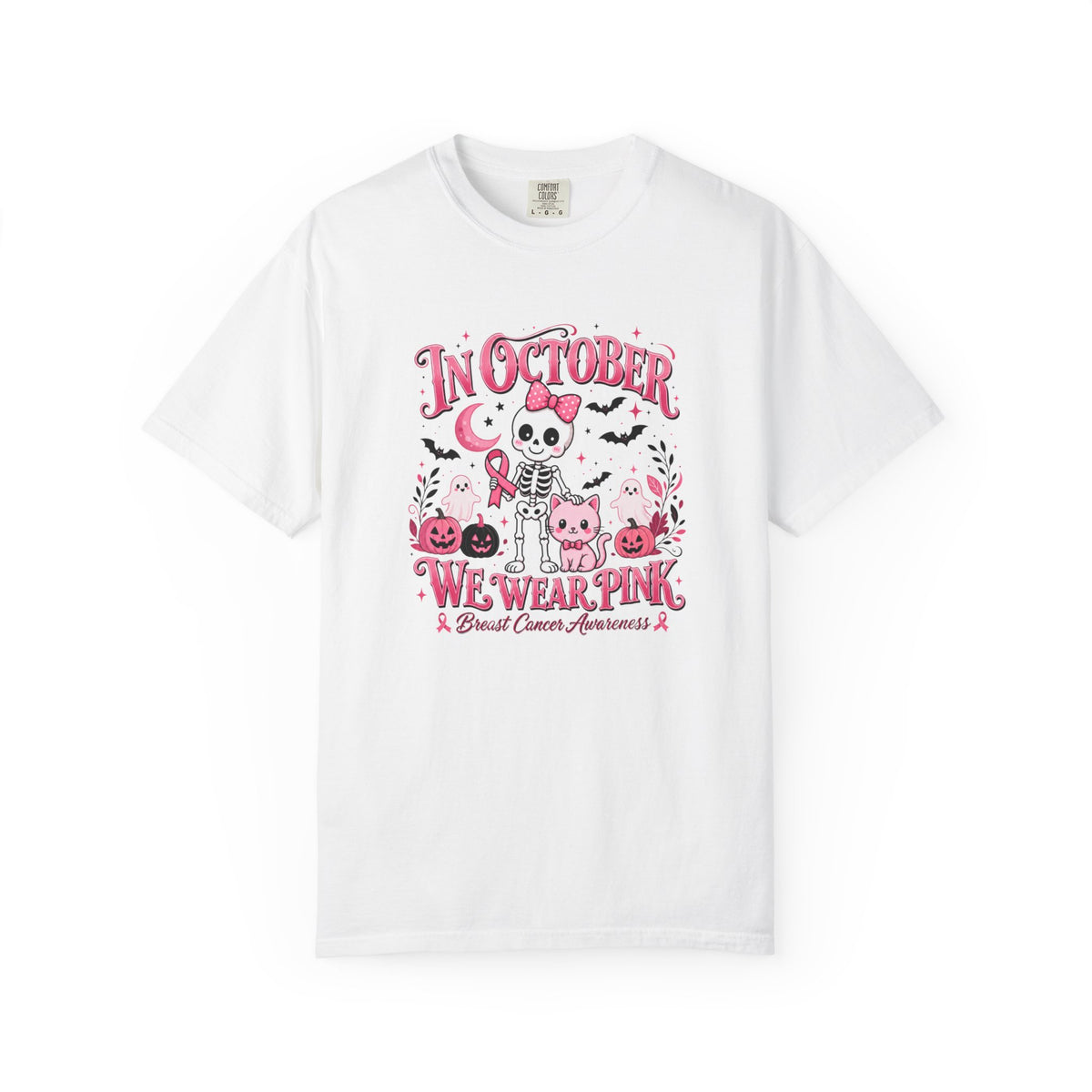 October We Wear Pink T-shirt - Breast