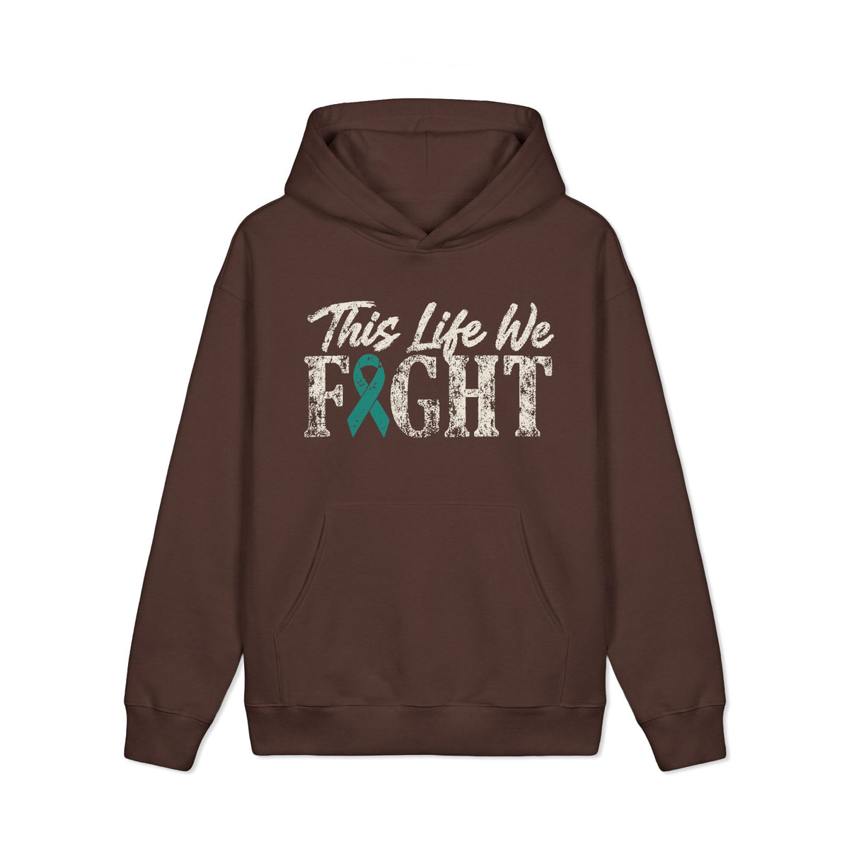 This Life We Fight Hoodie - Ovarian