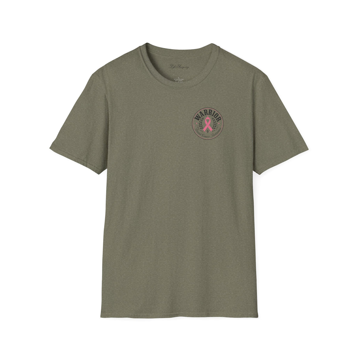 Warrior High chest Logo T-Shirt - Breast Cancer