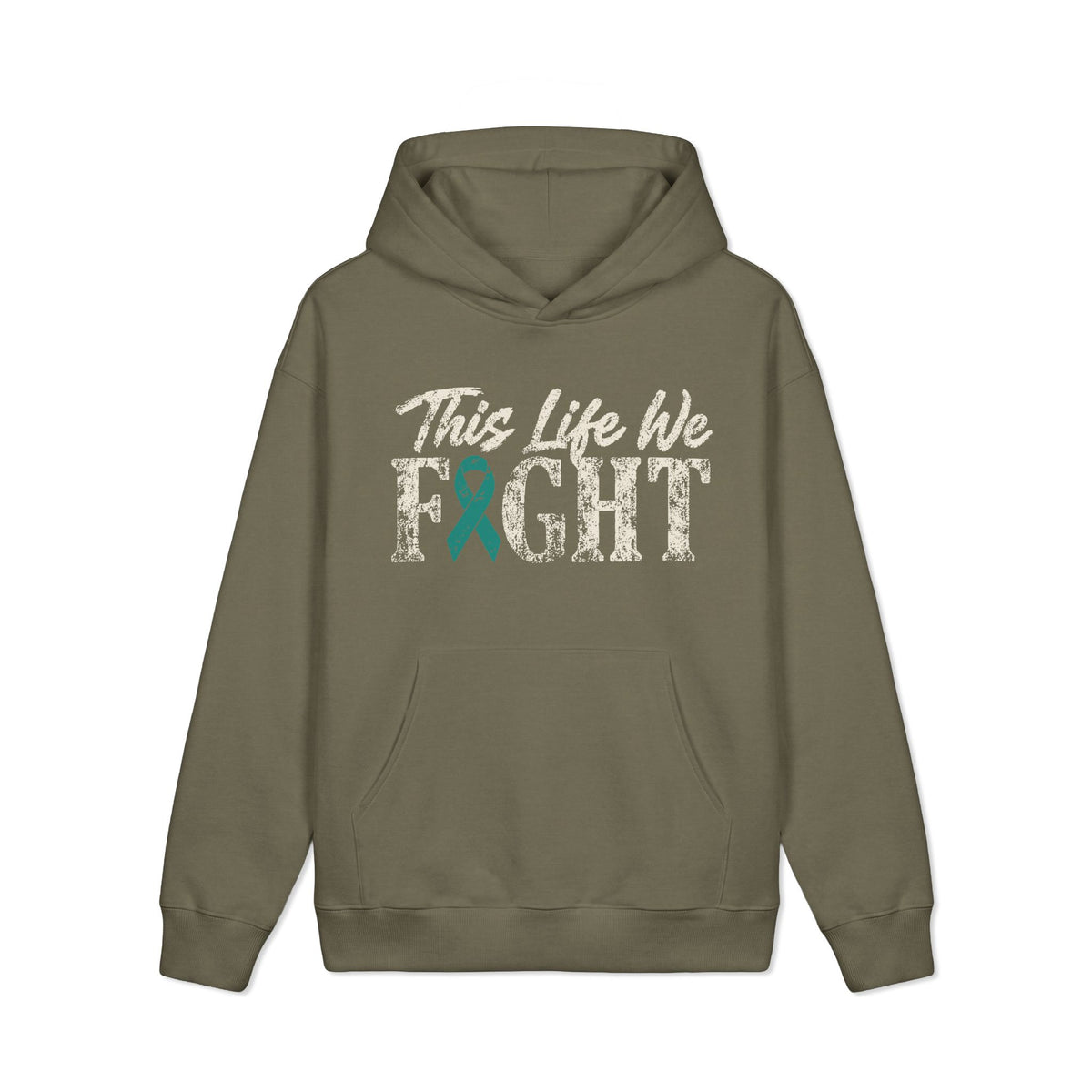This Life We Fight Hoodie - Ovarian