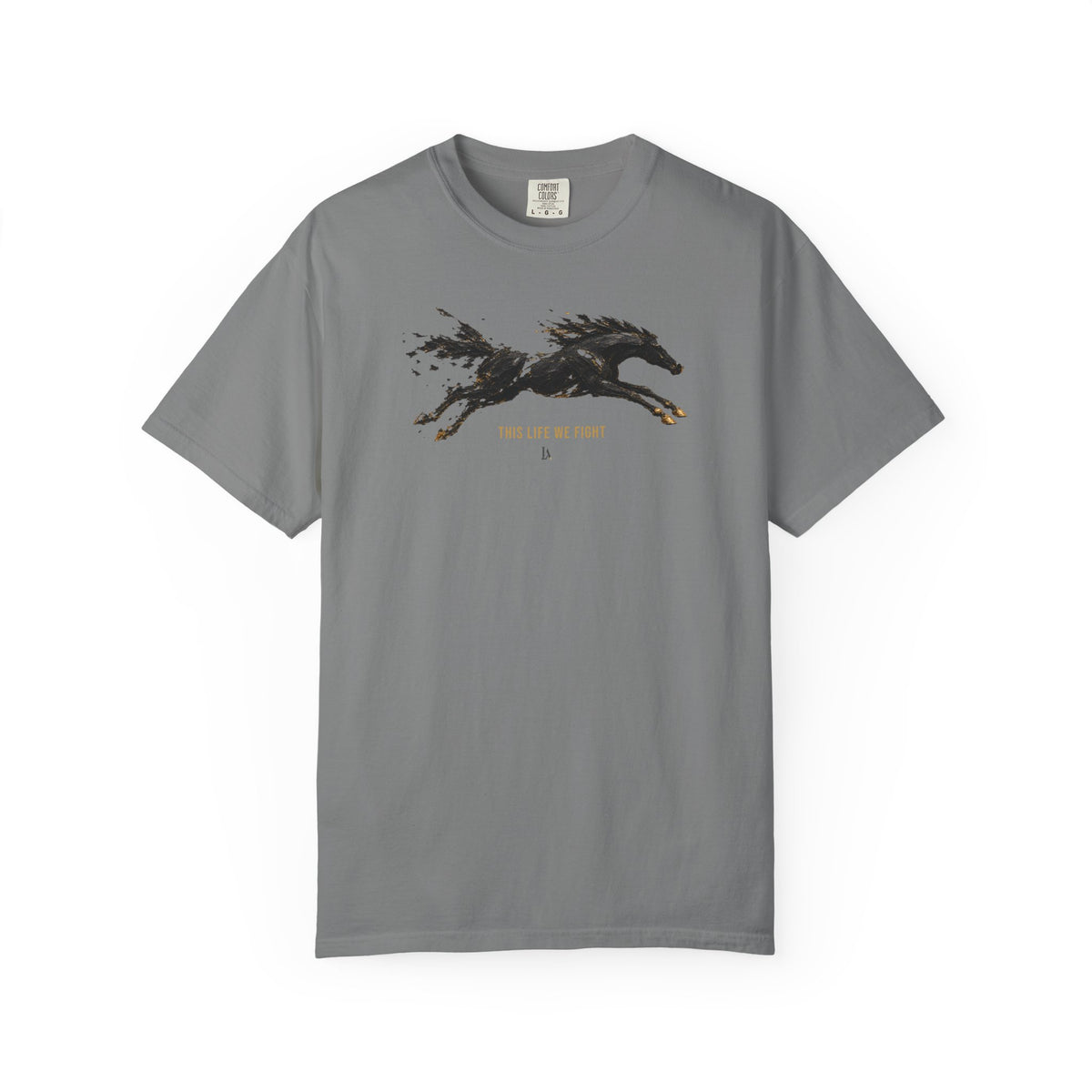 Black Horse T-shirt - Childhood Cancer Special Edition