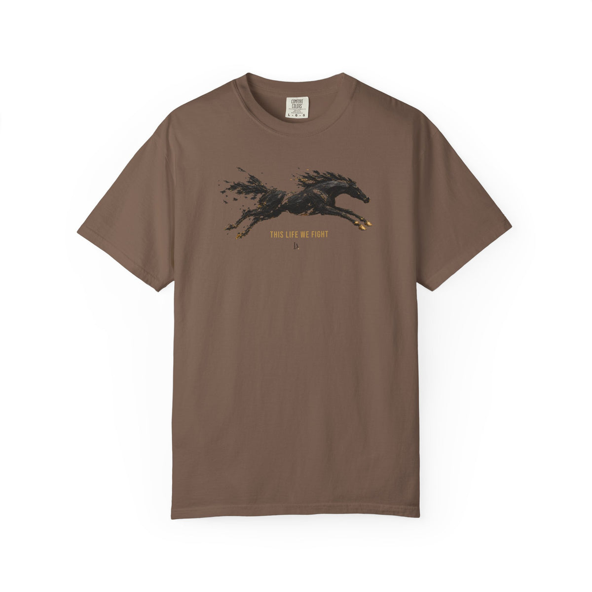 Black Horse T-shirt - Childhood Cancer Special Edition