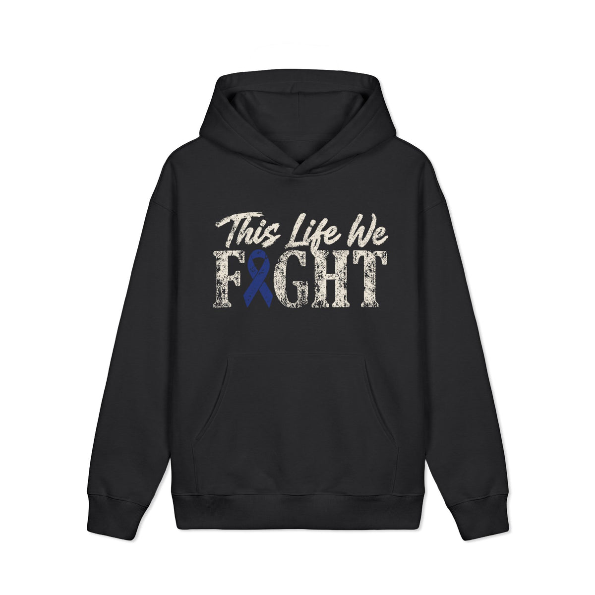 This Life We Fight Hoodie - Colorectal