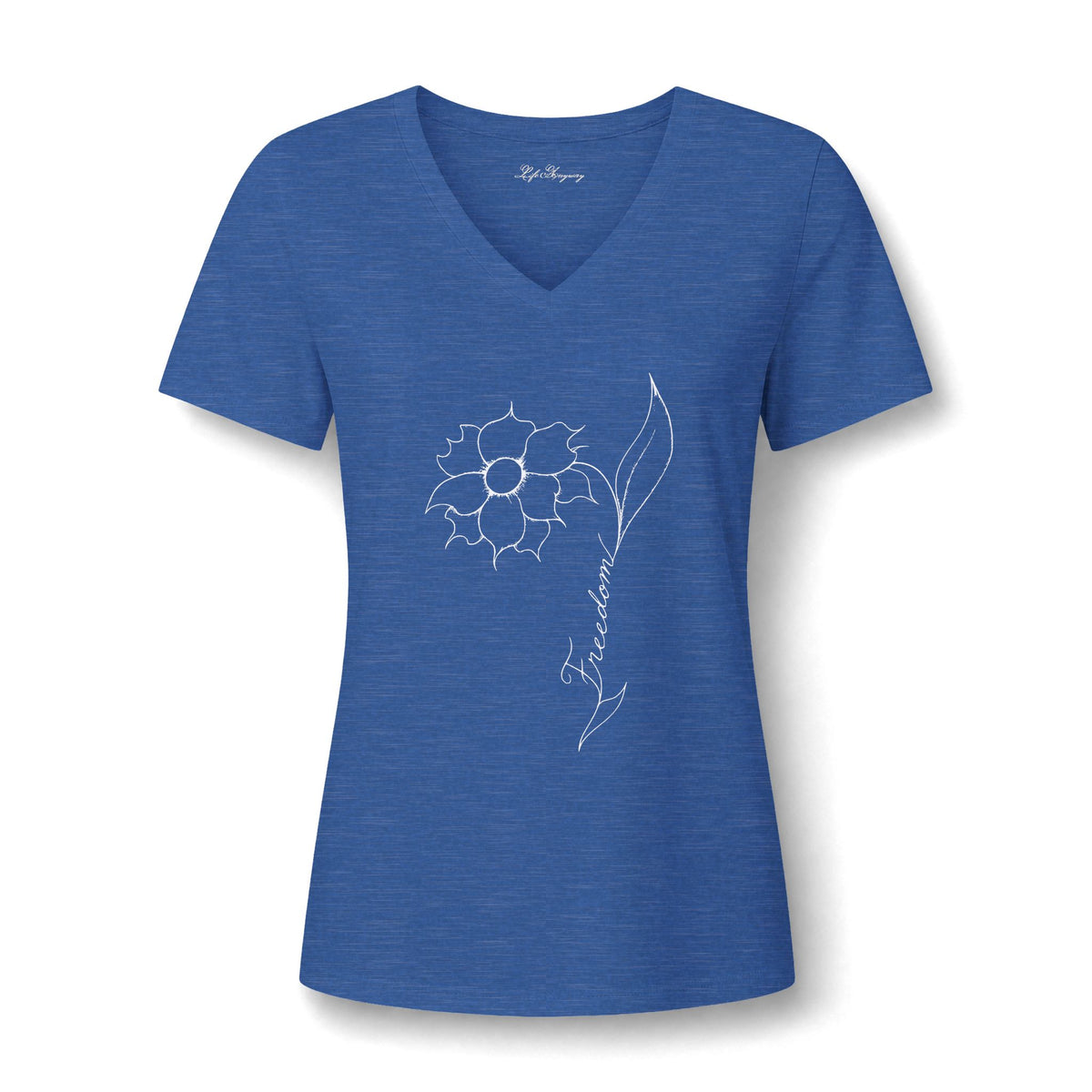 Freedom Flower V-Neck Tee