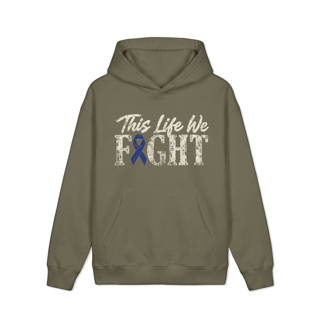 This Life We Fight Hoodie - Colorectal