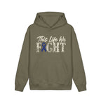 This Life We Fight Hoodie - Colorectal