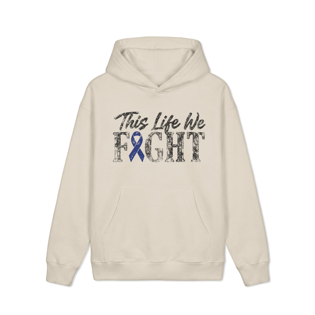 This Life We Fight Hoodie - Colorectal