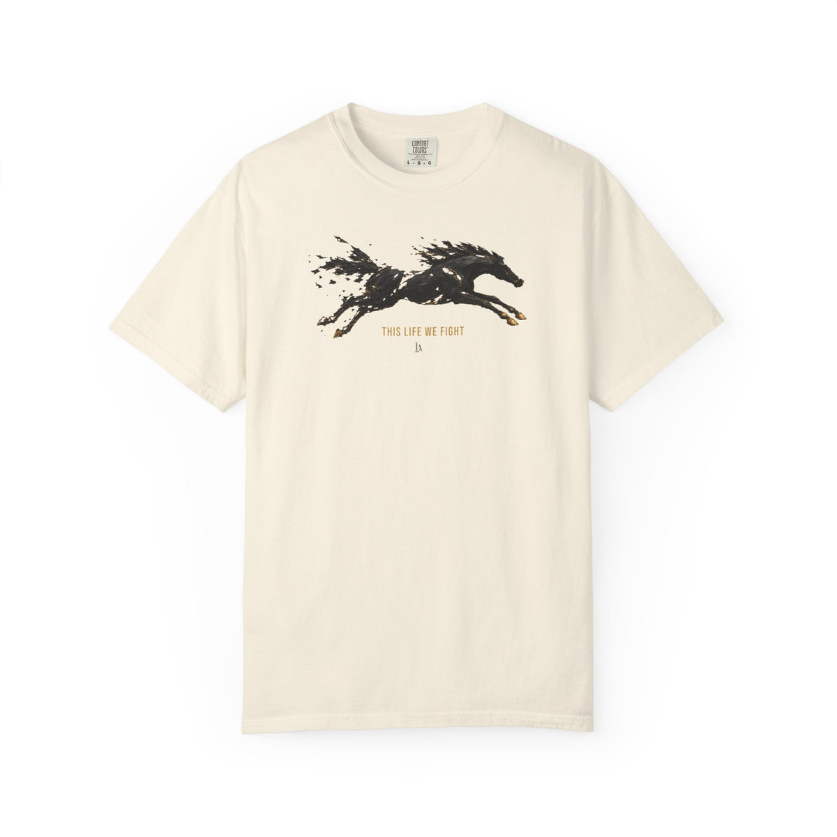 Black Horse T-shirt - Childhood Cancer Special Edition