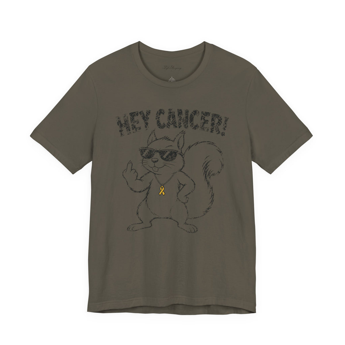 Hey Cancer T-Shirt - Childhood Cancer