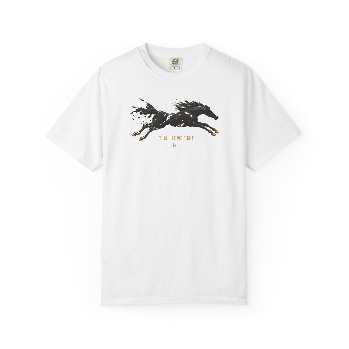 Black Horse T-shirt - Childhood Cancer Special Edition